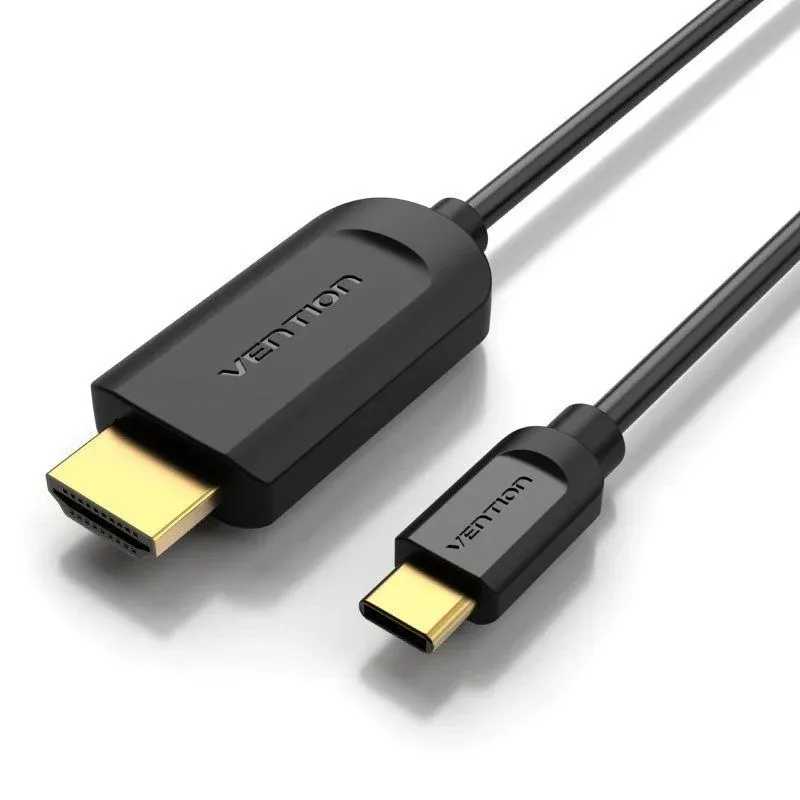 CONVERSOR 1.4 USB-C/M A HDMI/M 4K 2 M NEGRO VENTION