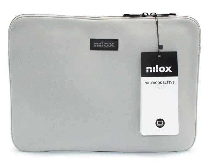 Funda nilox para portatil 14.1pulgadas gris