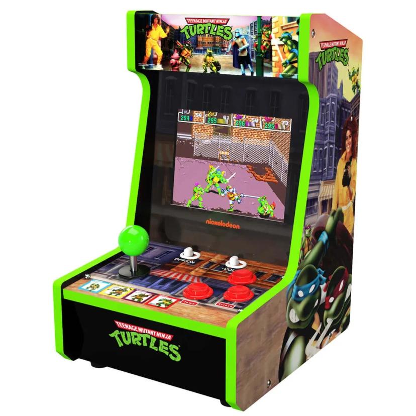 Imagen de Consola retro sobremesa arcade1up teenage mutant turtles