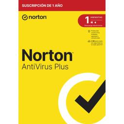 Antivirus norton antivirus plus 2gb español 1 usuario 1 dispositivo 1 año esd electronica