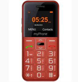 Telefono movil myphone halo easy red 1.77pulgadas -  0.3mpx -  2g - rojo