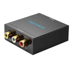 CONVERSOR HDMI/H A RCA/H - MINI USB/H NEGRO VENTION