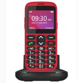 Telefono movil telefunken s520 senior phone - gps - 2.31pulgadas - rojo