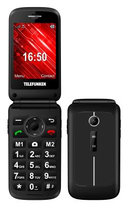 Telefono movil telefunken s430 senior phone - 2.8pulgadas - negro