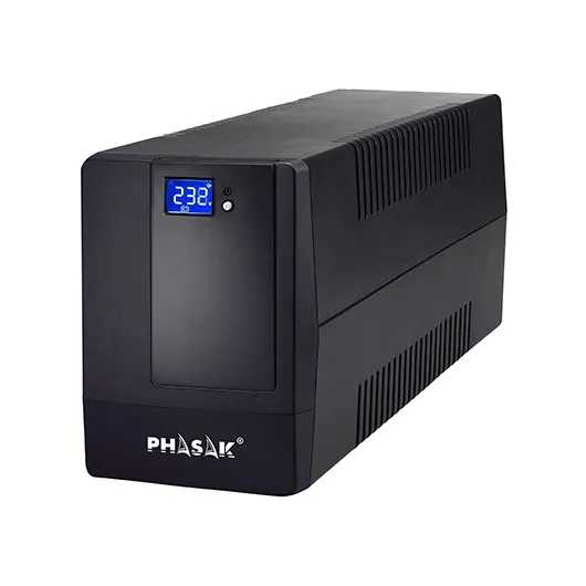 Phasak sai - ups 2000va display lcd avr 2xschuko ph 9420