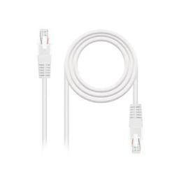 Latiguillo cable red utp cat6 rj45 nanocable 2m blanco awg24
