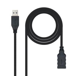 CABLE EXTENSION USB 3.0 TIPO A-F 2M NANOCABLE
