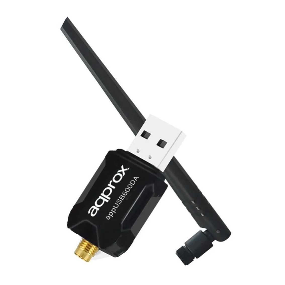 USB WIRELESS 600 Mbps. NANO + ANTENA EXTRAIBLE APPROX