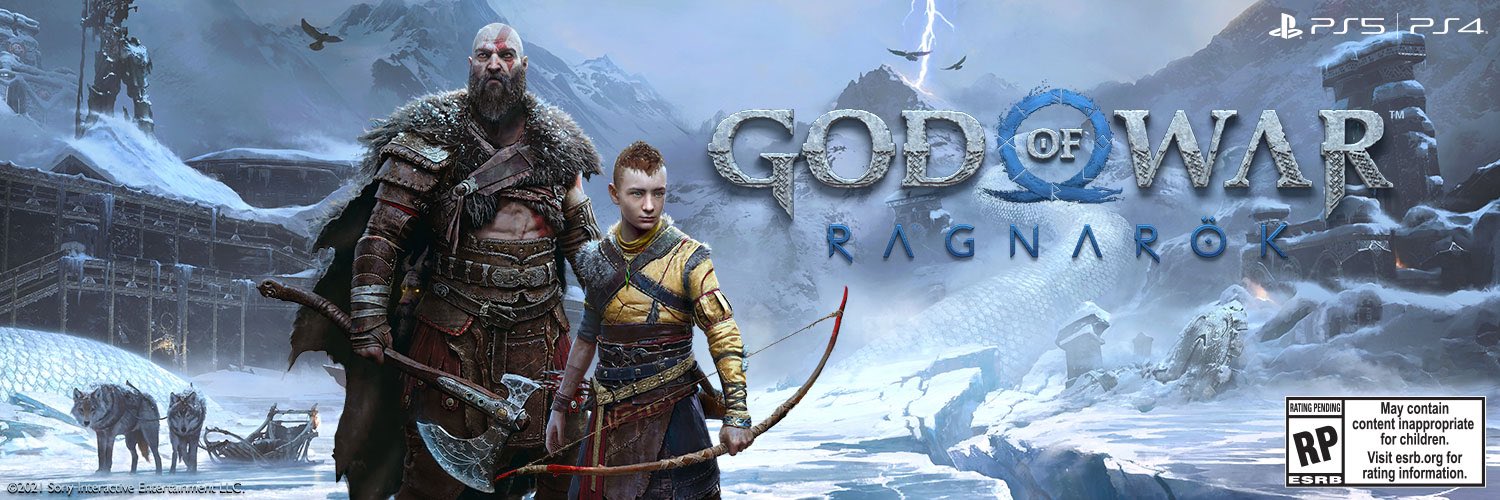 imagen de la portada del juego god of war: ragnarok